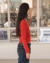 BASERANGE 25 autumn and winter layered sweater France BAS-PUTS-RC-AU25-MELOGRANO RED